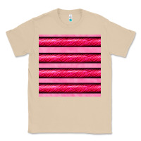 Mushroom valentines day zebra stripes seamless pattern Classic Tee - BundleAndBundleShop