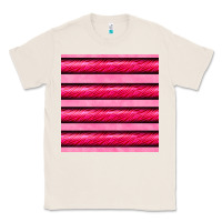 Natural valentines day zebra stripes seamless pattern Classic Tee - BundleAndBundleShop