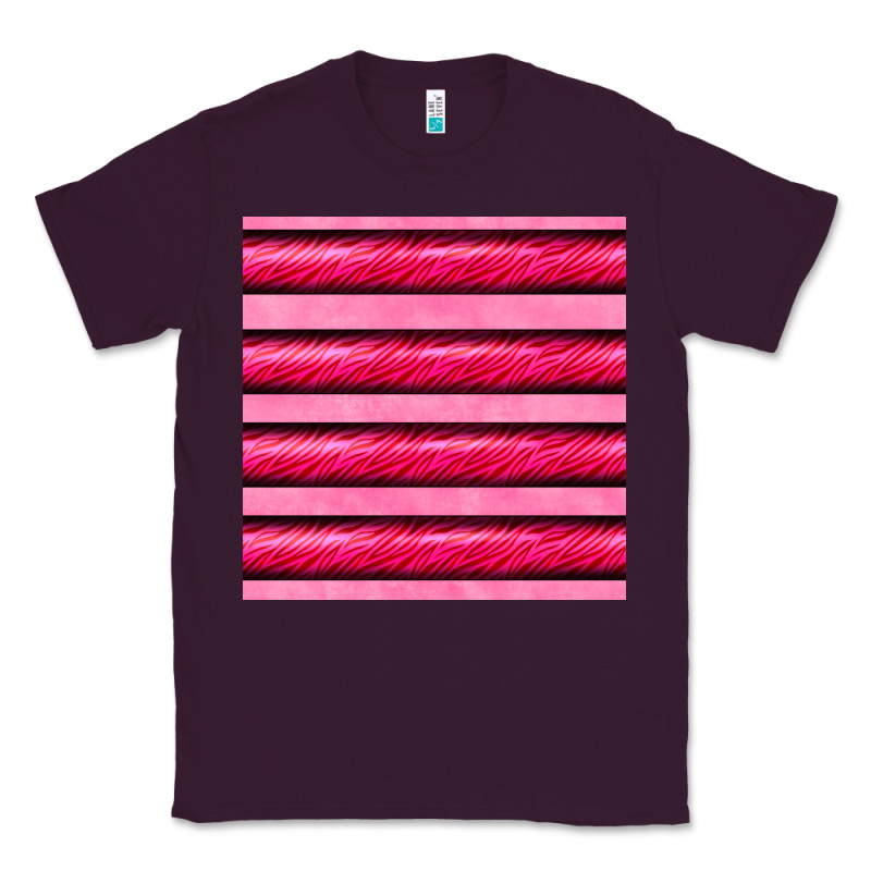 Valentines Day Zebra Stripes Seamless Pattern Classic Tee by BundleAndBundleShop | Teevron