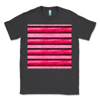 Smoke valentines day zebra stripes seamless pattern Classic Tee - BundleAndBundleShop