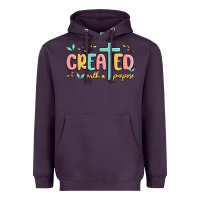 Plum created with a purpose Heavyweight Hoodie - MaliasSmallBusiness