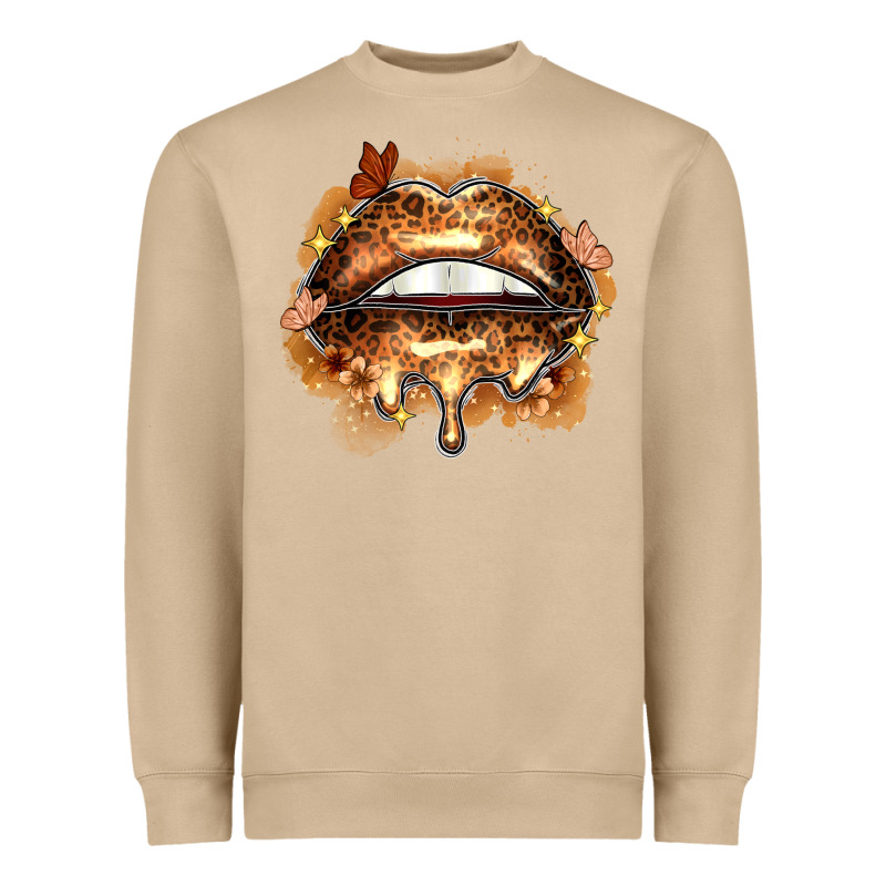 Melanin Lips Heavyweight Sweatshirt by Zillion Design Studio | Teevron
