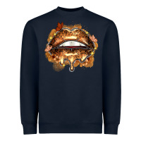 Navy melanin lips Heavyweight Sweatshirt - Zillion Design Studio