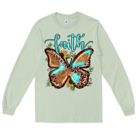 Matcha faith leopard butterfly Long Sleeve Tee - JahusDesignShop