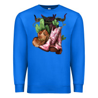 True Royal cowgirl boots hat horns cactus Premium Sweatshirt - NancyCooperArtShop
