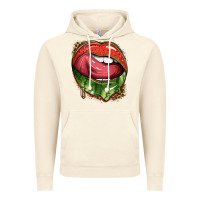 Vintage Artic watermelon lips with leopard Vintage Hoodie - texasbilliewilder