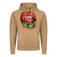 Vintage Camel watermelon lips with leopard Vintage Hoodie - texasbilliewilder