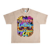 French Oak the beach is calling and i must go Urban Heavy Tee - BarkalooDesign