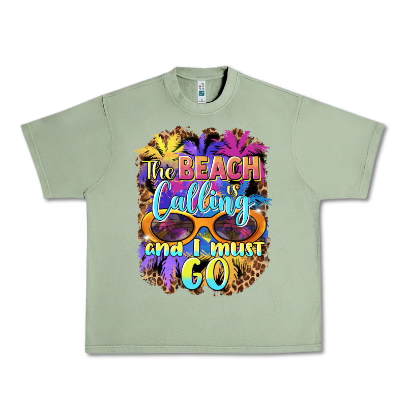 The Beach Is Calling And I Must Go Urban Heavy Tee by BarkalooDesign | Teevron