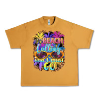 Peanut Butter the beach is calling and i must go Urban Heavy Tee - BarkalooDesign