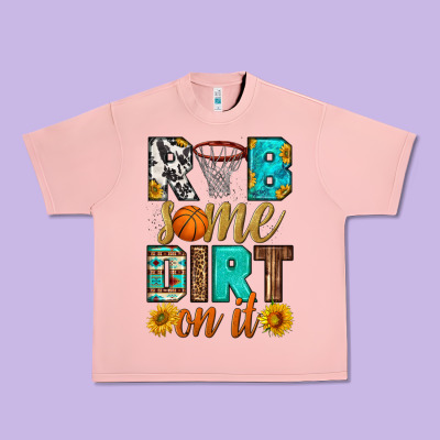 Rub Some Dirt On It Basketball Urban Heavy Tee Designed By Hra Design Shop
