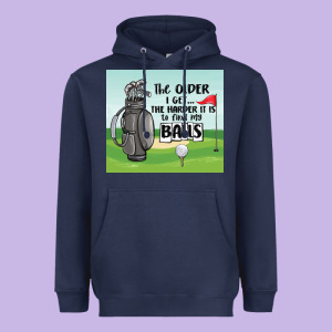 Funny Golf Heavyweight Hoodie Designed By Maliassmallbusiness