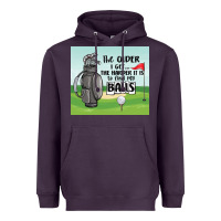 Plum funny golf Heavyweight Hoodie - MaliasSmallBusiness
