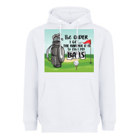 White funny golf Heavyweight Hoodie - MaliasSmallBusiness