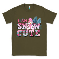 Army Green i am snow cute Classic Tee - AdoDesignShop