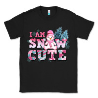Black i am snow cute Classic Tee - AdoDesignShop
