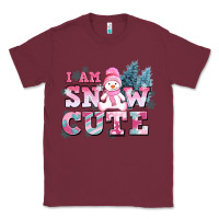 Burgundy i am snow cute Classic Tee - AdoDesignShop
