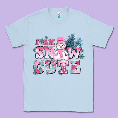 I Am Snow Cute Classic Tee Designed By Adodesignshop