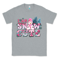 Heather Grey i am snow cute Classic Tee - AdoDesignShop