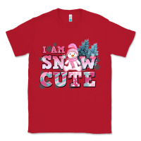 Red i am snow cute Classic Tee - AdoDesignShop