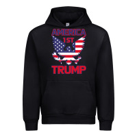 Black Trump America First Eagle Urban Hoodie - Bettercallsaul