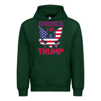 Forest Green Trump America First Eagle Urban Hoodie - Bettercallsaul