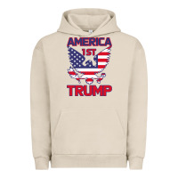 Pigment French Oak Trump America First Eagle Urban Hoodie - Bettercallsaul