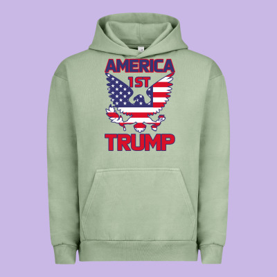 Trump America First Eagle Urban Hoodie Designed By Bettercallsaul