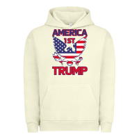 Pigment Pistachio Trump America First Eagle Urban Hoodie - Bettercallsaul