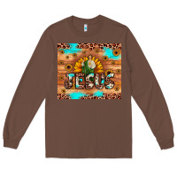Chestnut jesus san judas Long Sleeve Tee - JahusDesignShop
