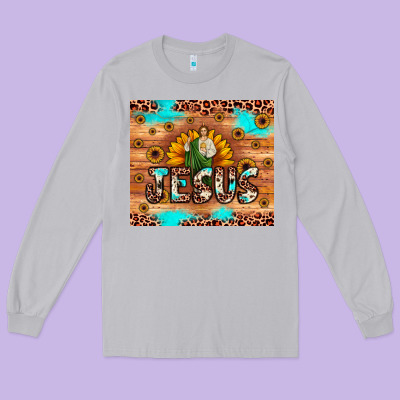 Jesus San Judas Long Sleeve Tee Designed By Jahusdesignshop