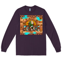Plum jesus san judas Long Sleeve Tee - JahusDesignShop