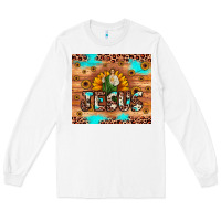 White jesus san judas Long Sleeve Tee - JahusDesignShop