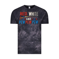 Cloud Black Red white and pew pew pew Vintage Tee - CowGirlArtShop