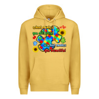 Antique Gold what makes you different is what makes  you beauti Premium Hoodie - LillyAllenDesigns
