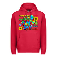 Cardinal what makes you different is what makes  you beauti Premium Hoodie - LillyAllenDesigns