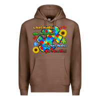 Chestnut what makes you different is what makes  you beauti Premium Hoodie - LillyAllenDesigns