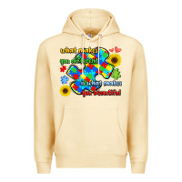 Pina Colada what makes you different is what makes  you beauti Premium Hoodie - LillyAllenDesigns