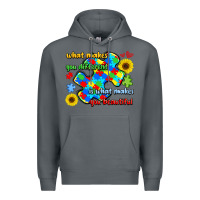 Rock what makes you different is what makes  you beauti Premium Hoodie - LillyAllenDesigns