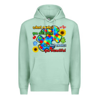 Seafoam what makes you different is what makes  you beauti Premium Hoodie - LillyAllenDesigns