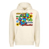 Tofu what makes you different is what makes  you beauti Premium Hoodie - LillyAllenDesigns