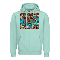 Seafoam hearts mama Zipper Hoodie - Artiststas