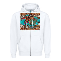 White hearts mama Zipper Hoodie - Artiststas