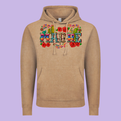 Madre Vintage Hoodie Designed By Zillion Design Studio