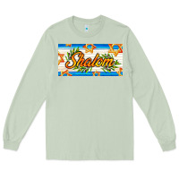 Matcha shalom with olive branch Long Sleeve Tee - AdoDesignShop