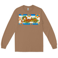 Toasted Coconut shalom with olive branch Long Sleeve Tee - AdoDesignShop