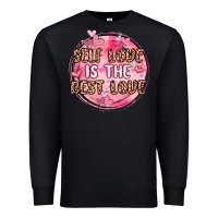 Black self love is the best love Premium Sweatshirt - MaliasSmallBusiness