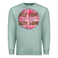Seafoam self love is the best love Premium Sweatshirt - MaliasSmallBusiness