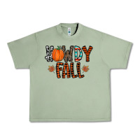 Oil Green howdy fall Urban Heavy Tee - CowhideDigitalArt