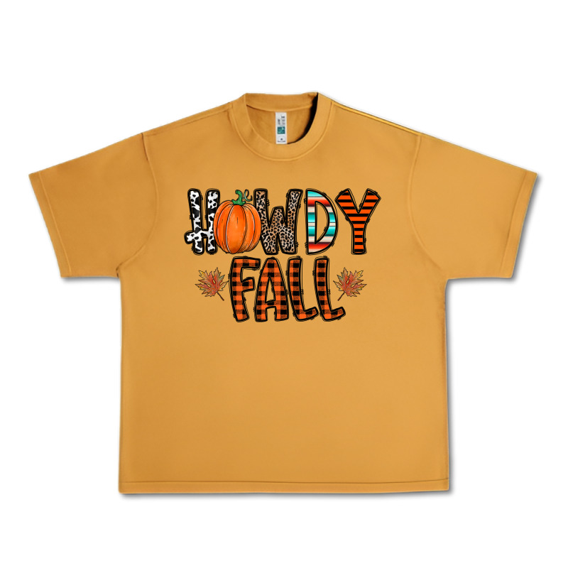 Howdy Fall Urban Heavy Tee by CowhideDigitalArt | Teevron